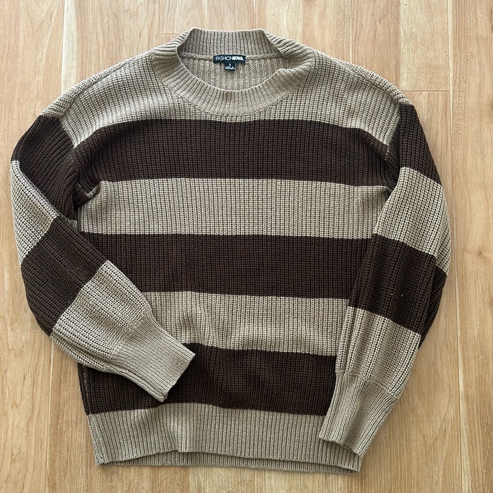 Fashion Nova Striped Sweater